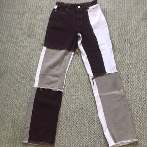 Women’s patch work jeans